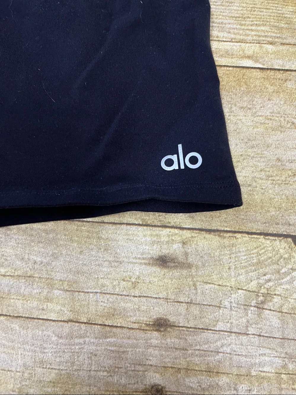 ALO Yoga Black One-Piece cross back Athletic Romper size S